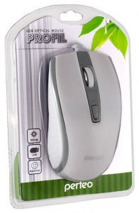   Perfeo PF-383-OP Profil White-Grey USB - 