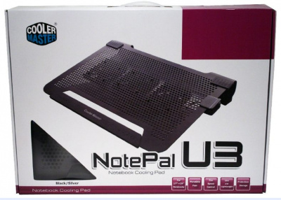    Cooler Master NotePal U3 Plus, Black