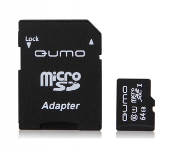     Qumo microSDXC 64Gb UHS-I + SD- - 