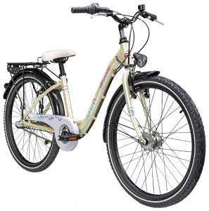    SCOOL (2015) CHIX COMP 24" 3 SPEED,Creme Matt - 