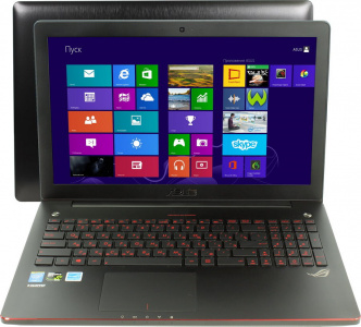  ASUS G550JK (Core i7 4710HQ 2500 Mhz/15.6"/1920x1080/8.0Gb/1000Gb/DVD-RW/NVIDIA GeForce GTX 850M/Wi-Fi/Bluetooth/Win 8 64)