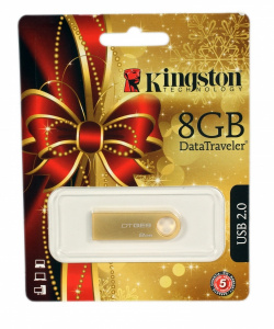    Kingston DataTraveler GE9 8GB, Gold - 