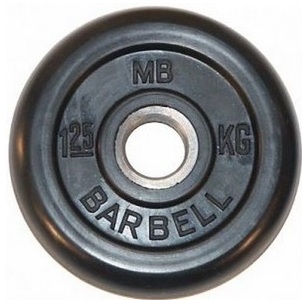      MB Barbell MB-PltB31-1,25, black - 