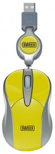   Sweex MI054 Mini Optical Mouse Mango Yellow - 