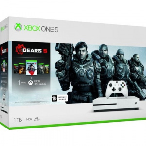   Microsoft Xbox One S 1Tb   Gears 5, Ultimate- Gears of War, GoW 2, 3, 4