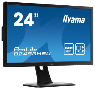    Iiyama ProLite B2483HSU-1, Black - 