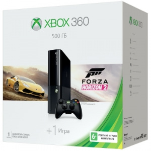   Microsoft Xbox 360 500Gb (+  Forza Horizon 2), Black