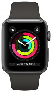 - Apple Watch Series 3 38mm, black