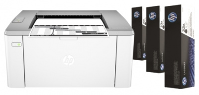    HP LaserJet Ultra M106w, white - 