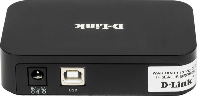   USB- D-Link DUB-H7, Black - 