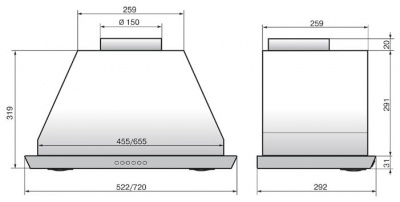   Elikor S4 52-700-4, stainless steel