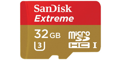     SanDisk Class 10 UHS-I U3 SDHC 32GB - 