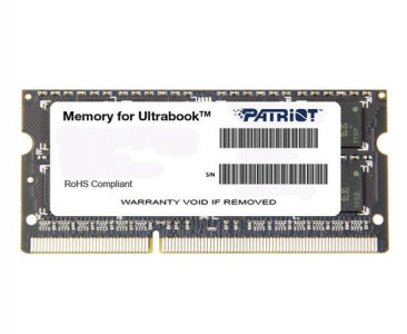   Patriot PSD32G1600L81S (DDR3L SO-DIMM, 2Gb, 1600MHz)