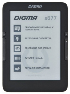   Digma S677, black