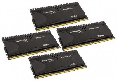   HyperX Predator HX421C13PBK4/16 (4x 4Gb, DDR4 DIMM, 2133 MHz)
