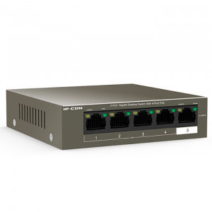  IP-COM 5PORT 10/100/1000M G1105P-4-63W