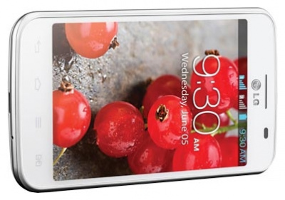    LG E445 Optimus L4 II Dual White - 