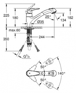  Grohe Eurodisc 32257001