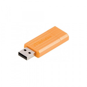    Verbatim Store 'n' Go PinStripe 16Gb, Orange - 