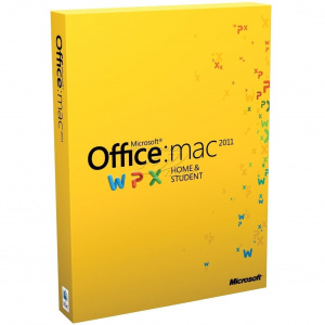  MS Office Home and Student Family PK 2011 Russian DVD for Mac