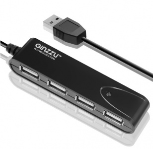   USB- Ginzzu GR-424UB black - 