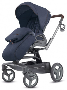    2--1 Inglesina Quad System, Quad Titanium Black Coffee Oxford Blue - 