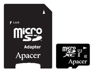     Apacer microSDXC Card Class 10, Black - 