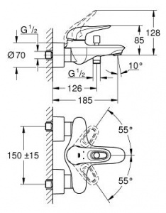  Grohe Eurostyle 33591LS3