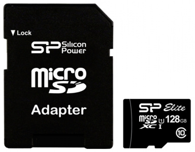     Silicon Power Elite microSDXC 128Gb UHS-I + SD- - 