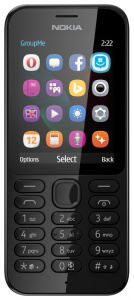     Nokia 222 Dual Sim black - 