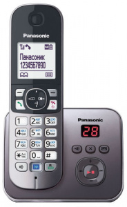    Panasonic KX-TG6821, Grey Metallic - 