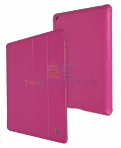  JisonCase Smart Case for New iPad 2 / 3 / 4 magenta