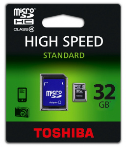     Toshiba microSDHC 32Gb + SD- - 