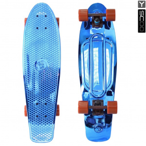    Y-Scoo Big Fishskateboard metallic 27" (402H-O) orange-black - 