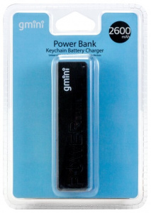   Gmini GM-PB026-B, 2600mAh black