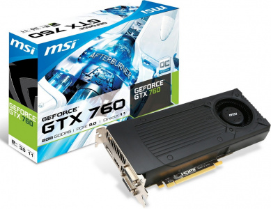  MSI N760-2GD5/OC (1006-1072MHz 2Gb 256bit 6008MHz)