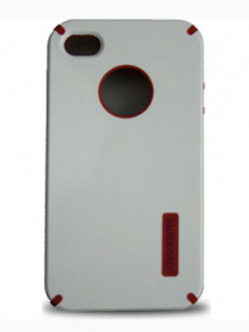    PROMATE Astro.WR  iPhone 4, White-Red - 
