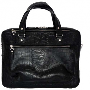  Hadleybags Horn Laptop Briefcase 15.6" Black