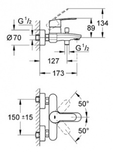  Grohe Eurostyle Cosmopolitan 33591002