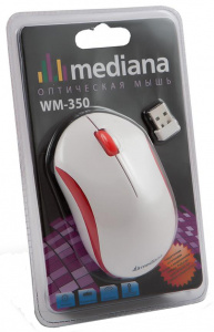   Mediana WM-350 White-Red - 