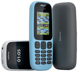     Nokia 105 Dual SIM TA-1034 2017, Blue - 