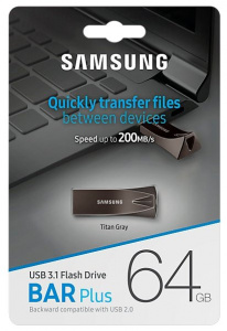    Samsung Bar Plus 64Gb gray - 