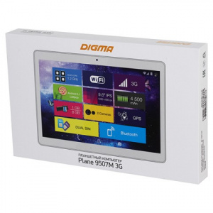  Digma Plane 9507M 3G 1Gb/8Gb, White