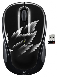   Logitech Wireless Mouse M325 Coral Fan Black USB - 