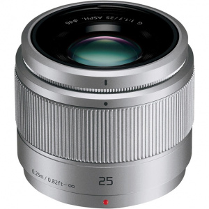    Panasonic Lumix H-H025AE-S 25mm f/1.7 G Aspherical Silver - 