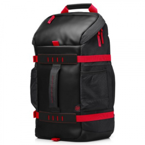  HP Odyssey Backpack 15.6, black/red