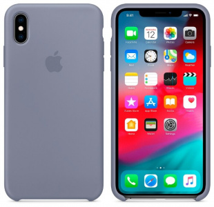  - Apple Silicone Case  iPhone XS Max Lavender Gray (MTFH2ZM/A) - 