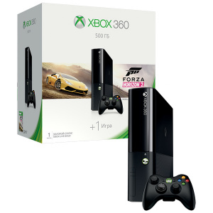   Microsoft Xbox 360 500Gb (+  Forza Horizon 2), Black