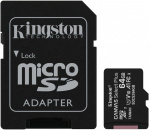 Карта памяти Kingston MicroSDHC 64Gb SecureDigital, SD adapter Карта памяти Kingston MicroSDHC 64Gb SecureDigital, SD adapter