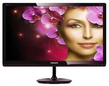    PHILIPS 227E4QSD (10/62) 21.5" Black Cherry - 